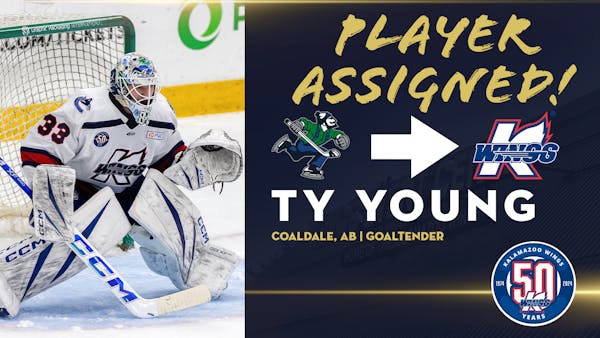 TY YOUNG ASSIGNED TO KALAMAZOO BY CANUCKS (NHL)