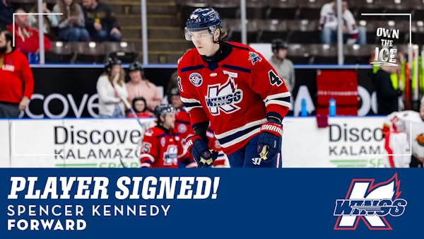 K-WINGS RING BELL, SIGN FORWARD SPENCER KENNEDY FOR 2025-26